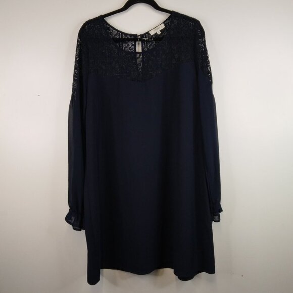 Umgee Lace BlueTunic Dress Size 2XL - Picture 1 of 11